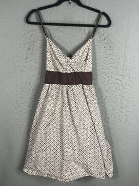 Derek Heart Dress Womens Large Sleeveless Babydoll Milkmaid Y2K Retro